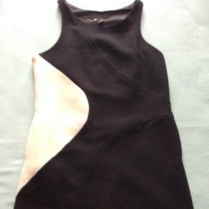 Zara black and white mini dress